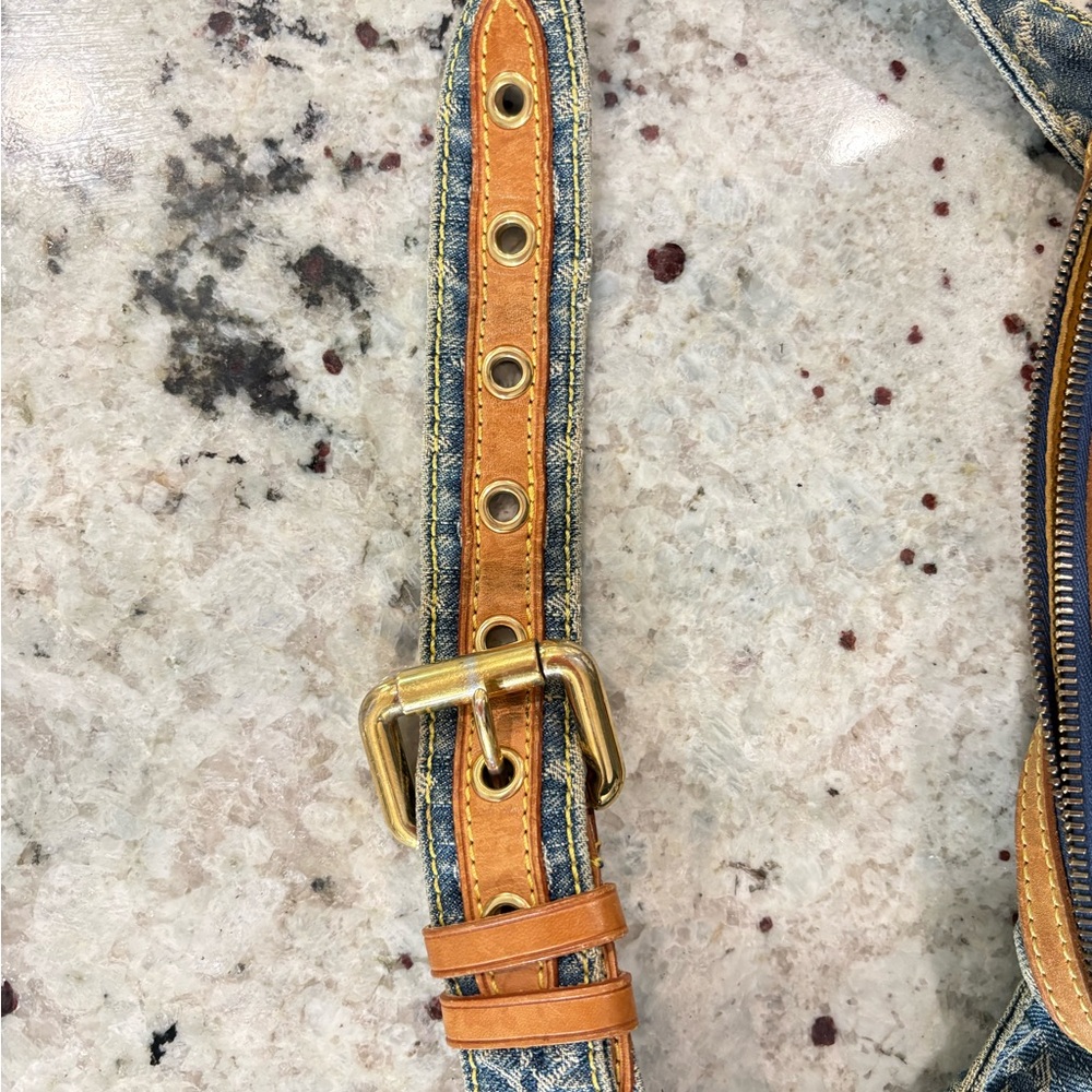 Louis Vuitton Denim Monogram Crossbody Belt Bag - Picture 5 of 11